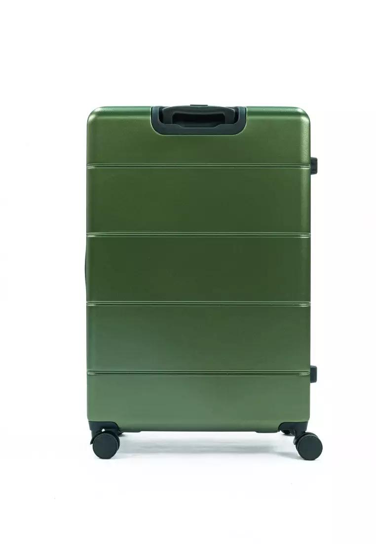 Alpha 4pcs Set 16, 20, 24, 28"  Hard Case Luggage in Olive