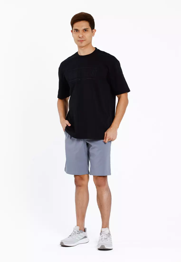 Forest Premium Weight Air-Cotton 220gsm Oversized Round Neck Tee T Shirt Men | Baju T Shirt Lelaki - 621429-01Black