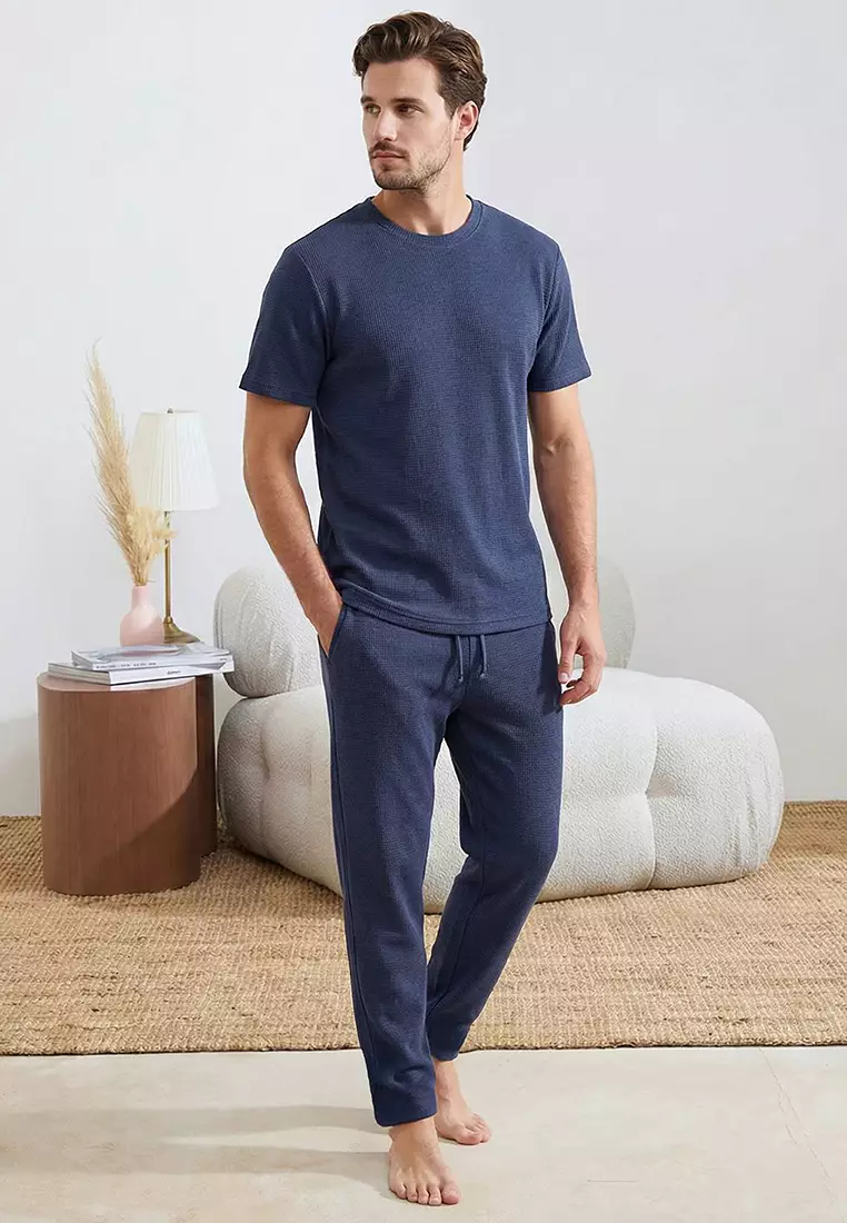 Mavi Regular Cut 3 Pack Textured Tracksuit Set Tmnss26Em00002