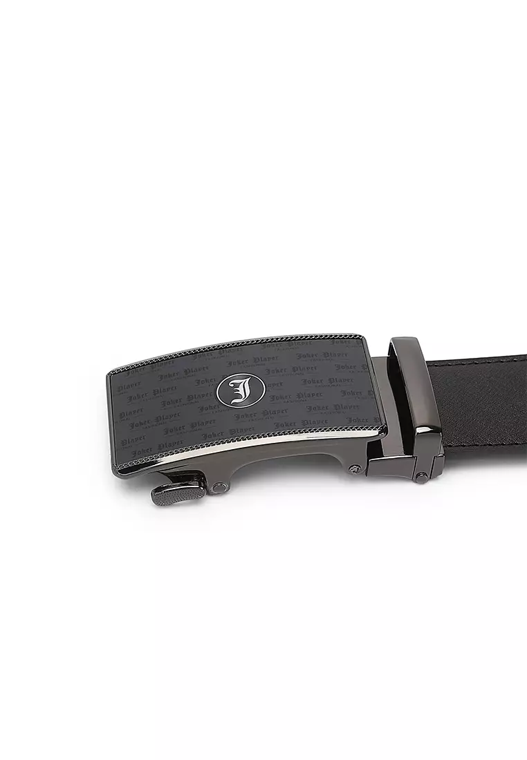Gift Set - Leather RFID Wallet + 35mm Automatic Buckle Belt (禮盒 - 皮具錢包 + 腰帶) - 棕色 / 黑色