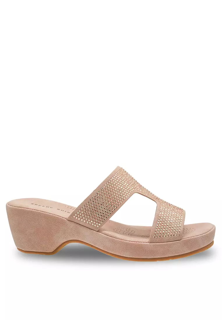 Discount on Speedy Rhino  shoes - SKU: Speedy Rhino Glittering Wedges
