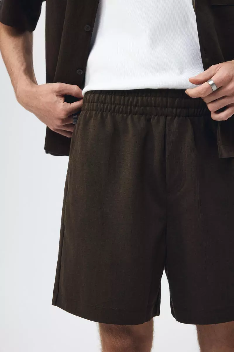 Relaxed Fit Interlock shorts