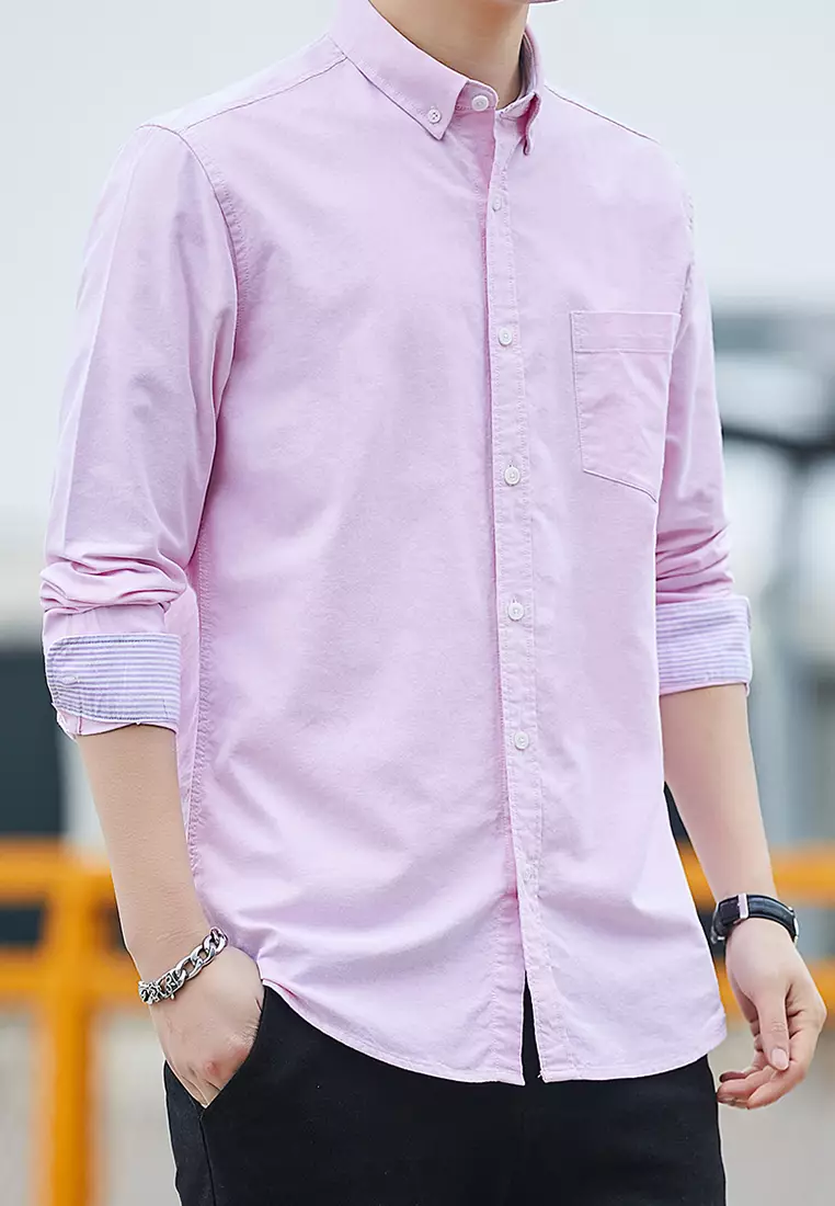 Slim Casual Long Sleeved Shirt C2001