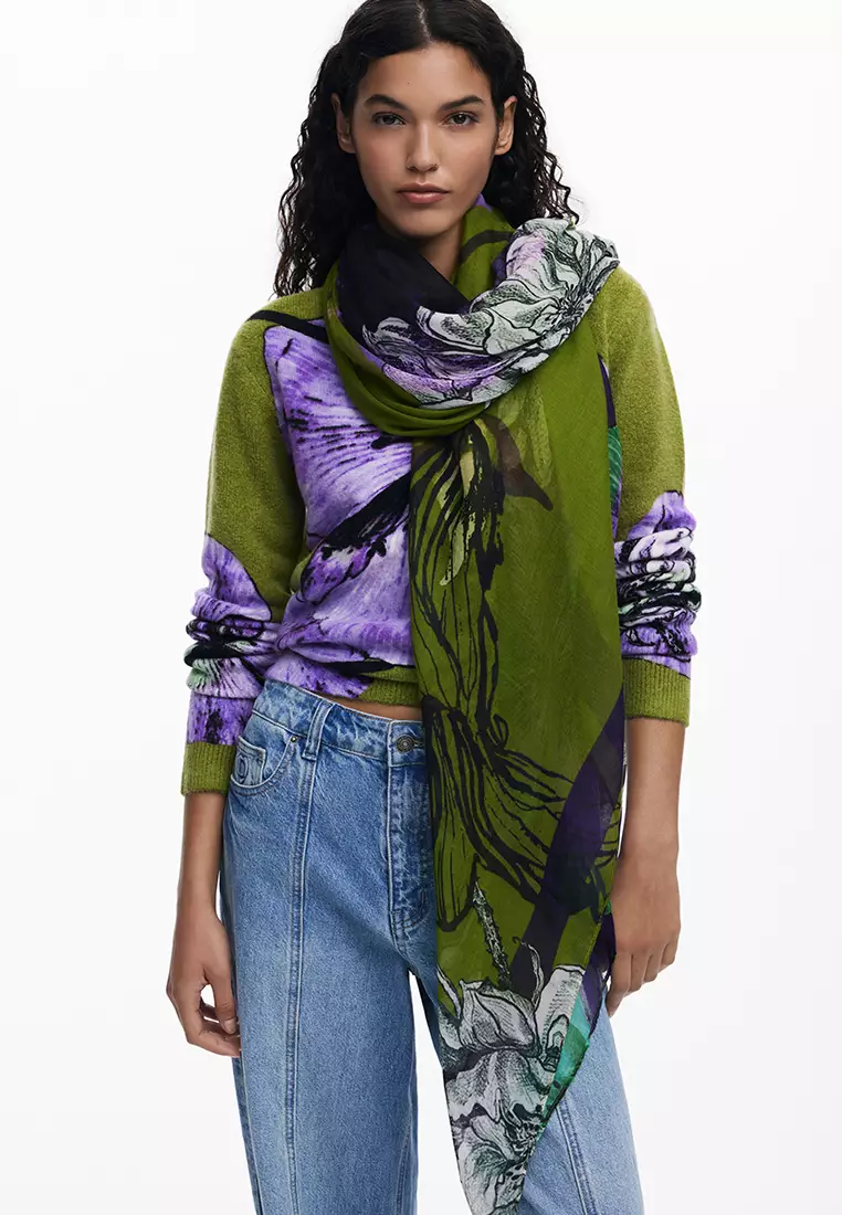 Scarf designed by Mr. Christian Lacroix