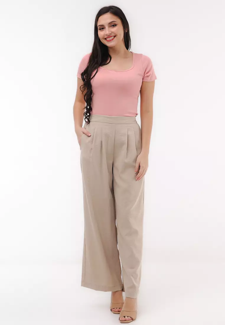 Wide Leg Trousers