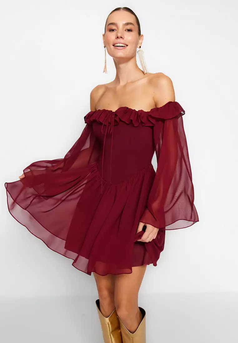 Chiffon Mini Dress