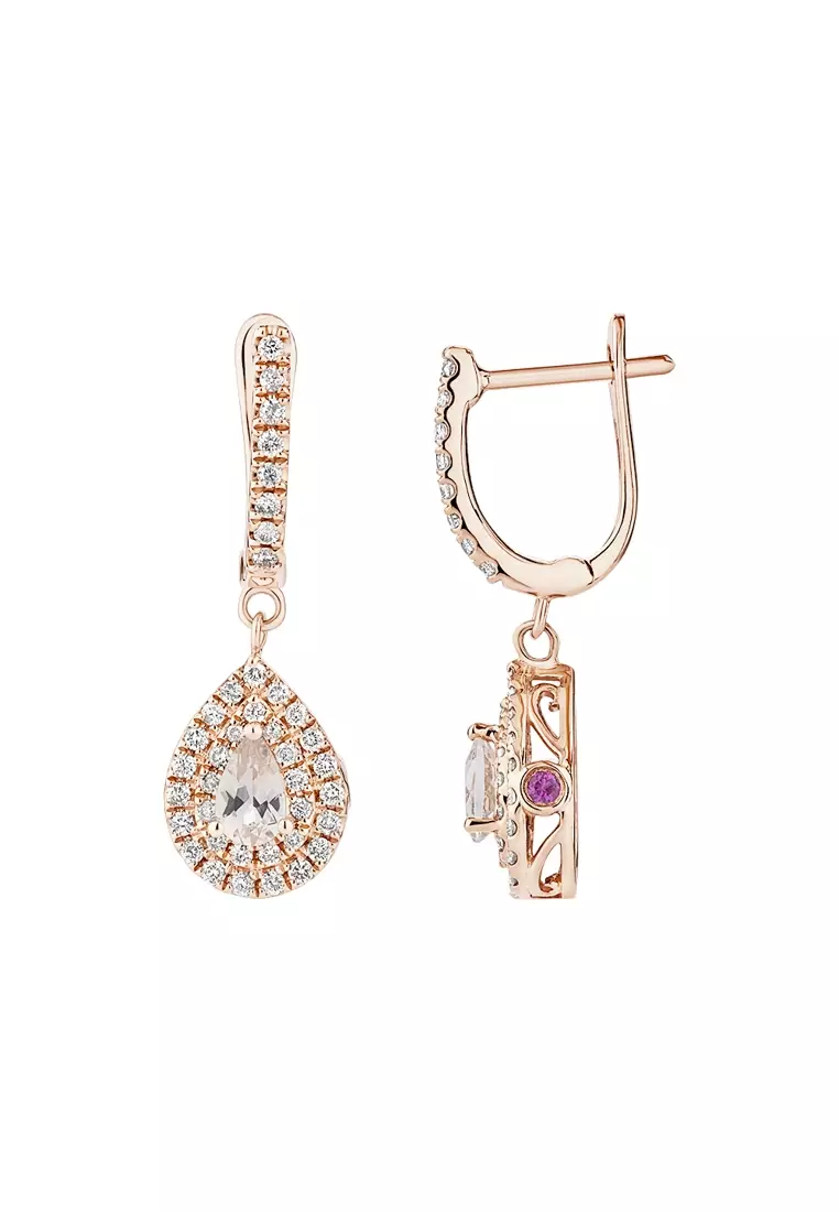 Gold earrings michael hill top