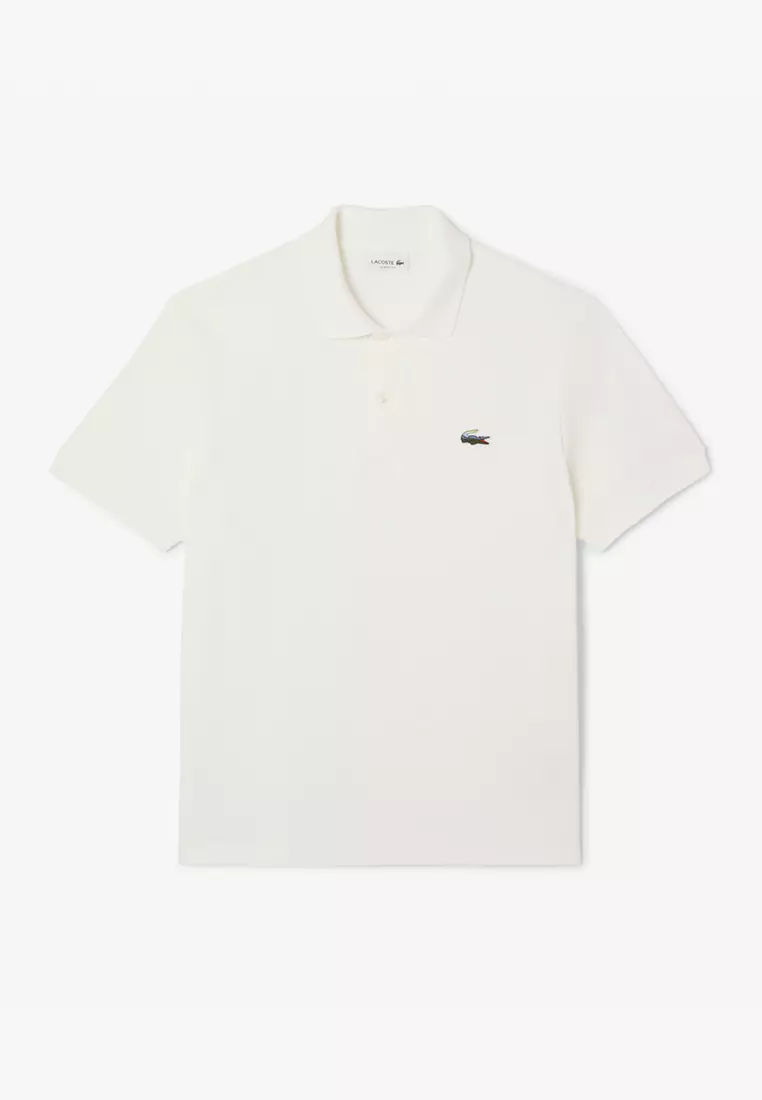 Classic Fit Landscape Crocodile Piqué Polo Shirt