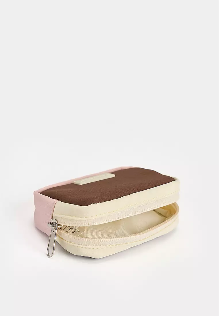 Nylon Color Blocking Coin Purse