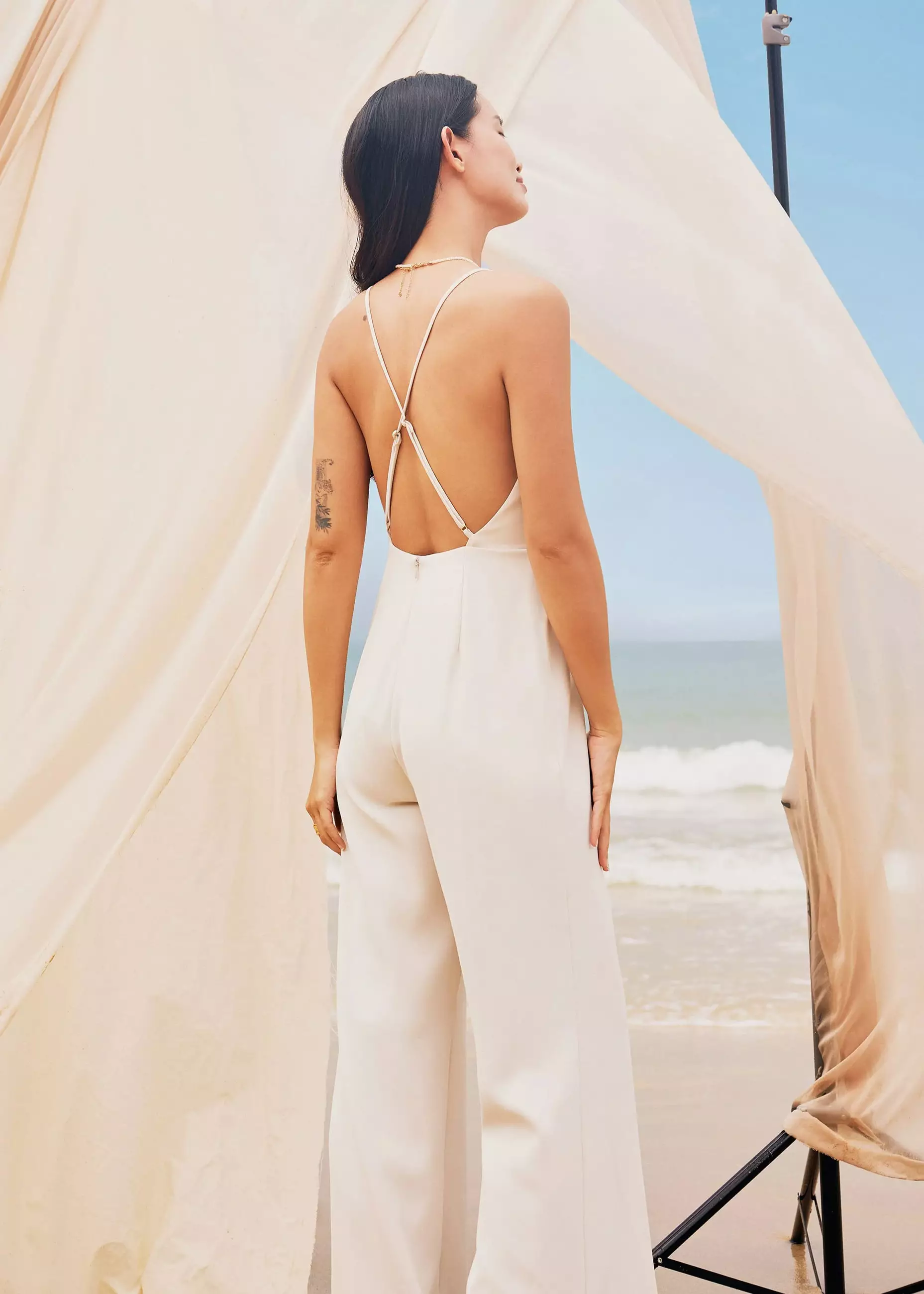 Jumpsuit Wanita - Leggy BraFree by LB Keana Kick Flare Jumpsuit