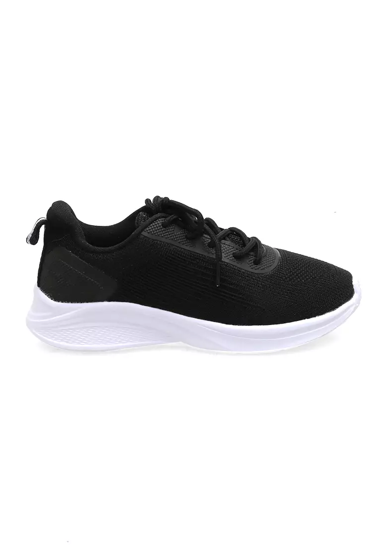 Sepatu Sport Wanita Joging Sneakers Premium High Quality - Black 7799