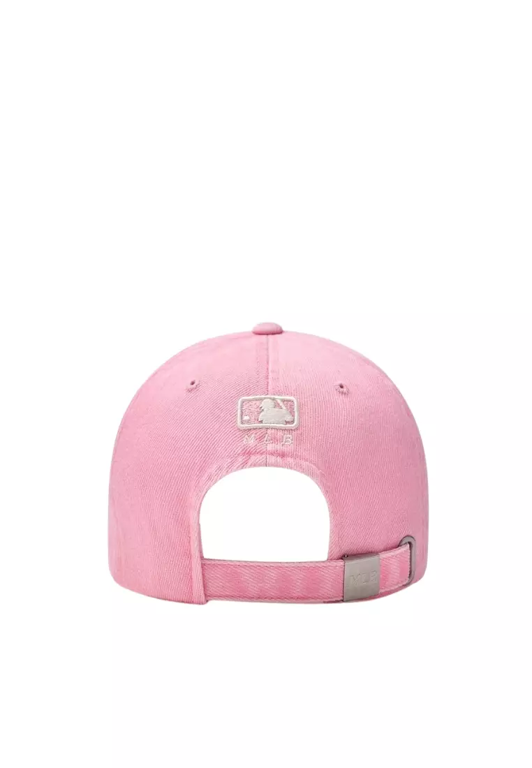 ★MLB Korea★ Basic Washed Unstructured Ball Cap CLE MgPink MLB Korea Rookie Unstructured Ball Cap New York Yankees