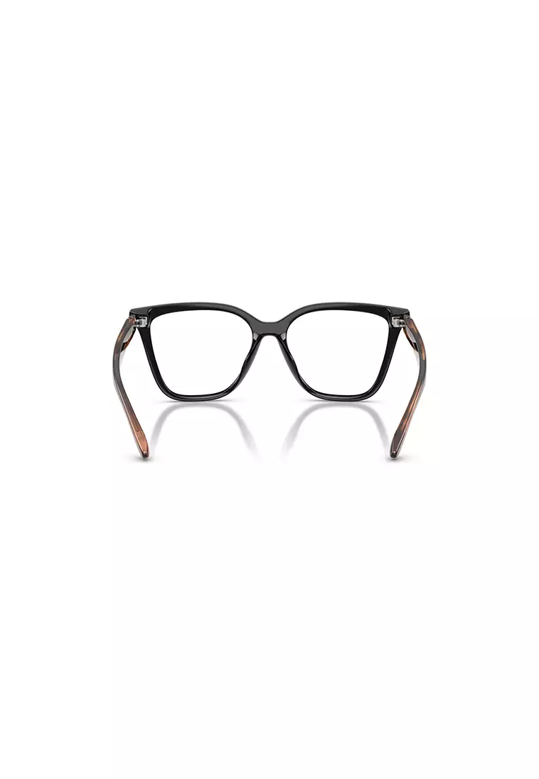 Women's Cat Eye Frame Black Injected Clip on Sunglasses - EA4254U