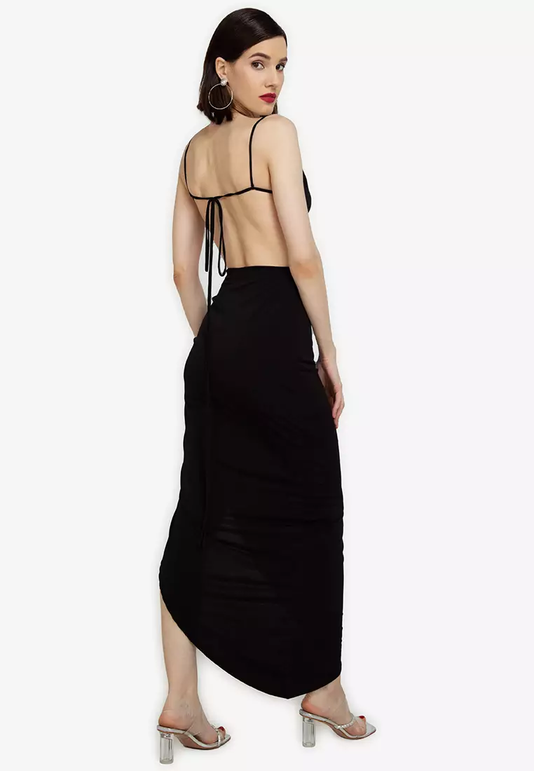 Cowl Neck Maxi Dress