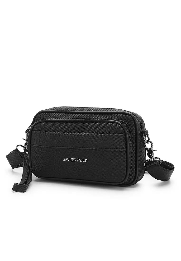 Men's Sling Bag / Crossbody Bag - Black