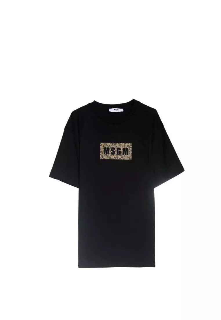 Buy Msgm Cotton T-Shirt 2025 Online | ZALORA