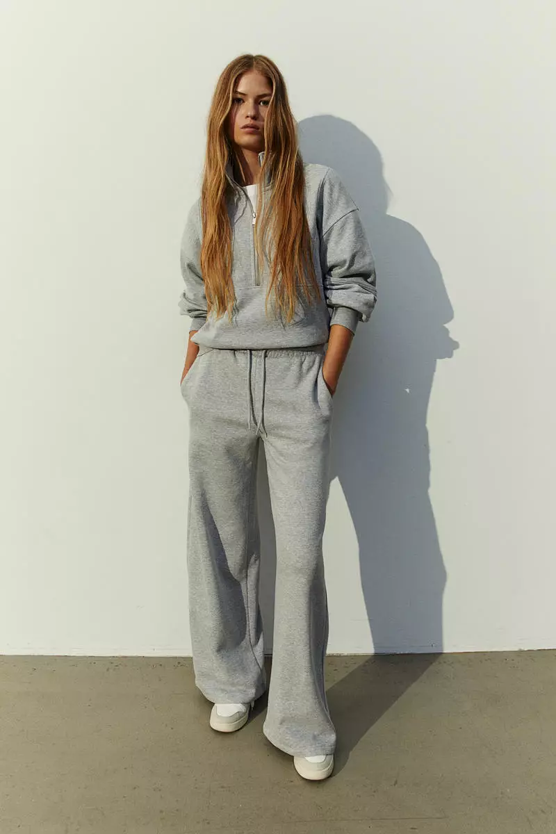 H&m grey hot sale sweatpants