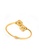 TOMEI gold TOMEI Augustly Clover-esque Duo  Bangle, Yellow Gold 916 (LB3295-1C) AFC97AC5FC4C58GS_2