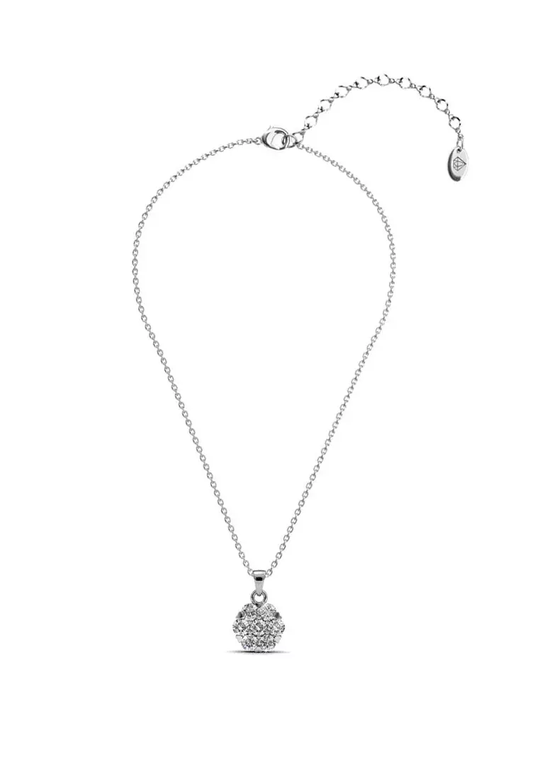Brilliance Pendant WG - Kalung Crystal Swarovski by Her Jewellery