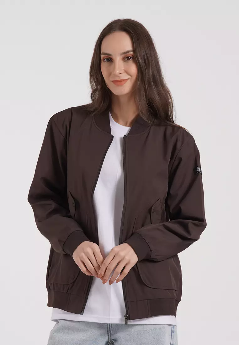 Korean bomber jacket on sale womens