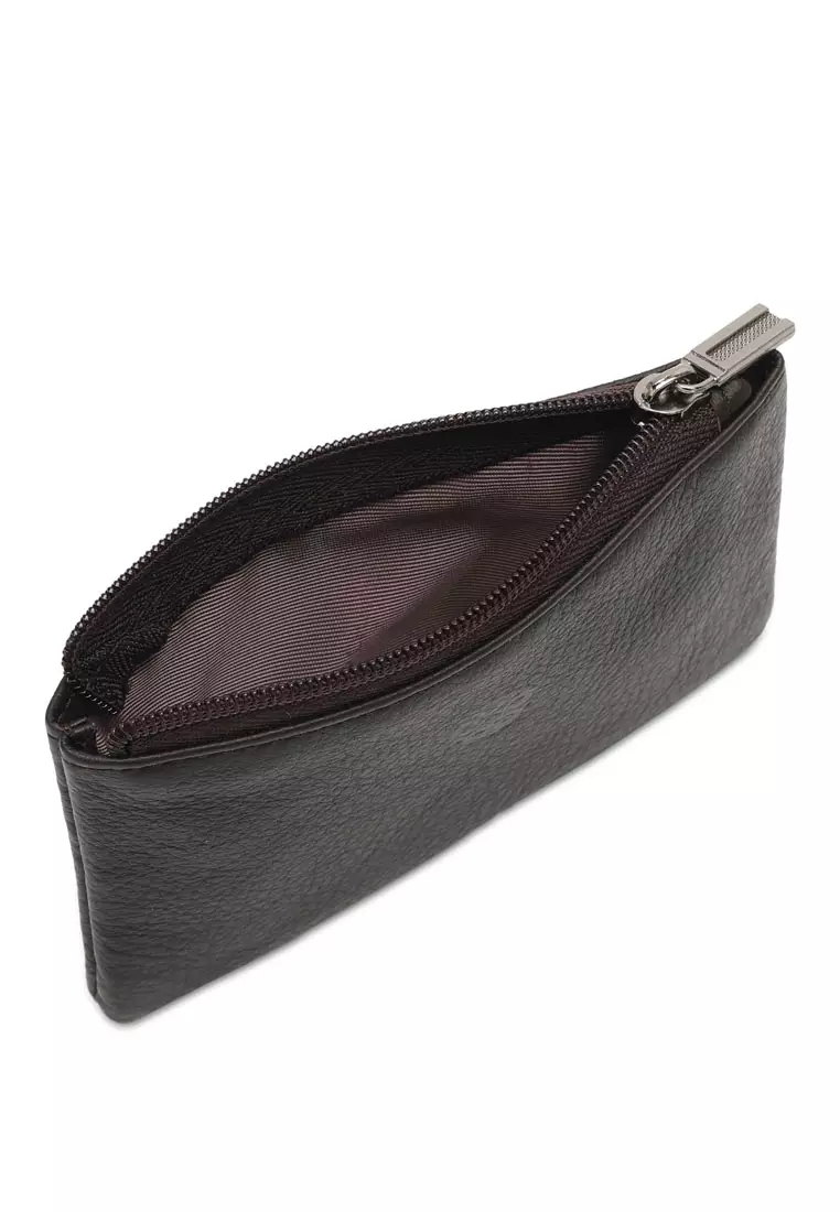 Men's Genuine Leather RFID Blocking Coin Pouch
