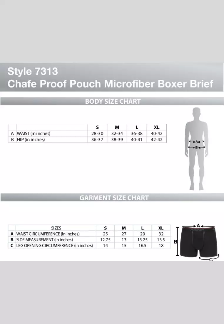 Jockey Chafe Proof Pouch Microfiber Boxer
