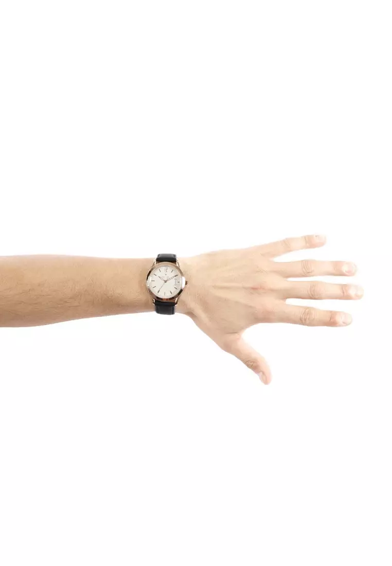 【2 Years Warranty】Maserati Tradizione 40mm Black Leather Strap Men's Quartz Watch R8851125002