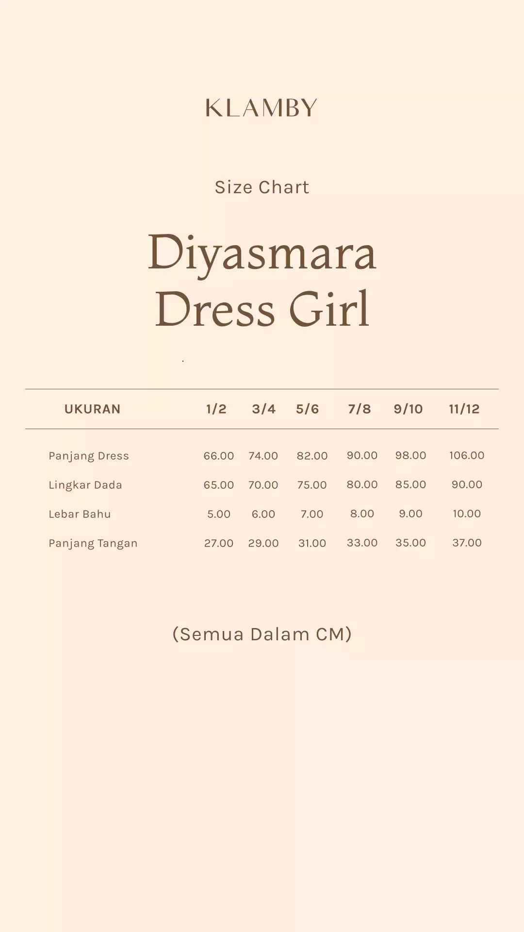 Klamby - Diyasmara Dress Girl Tengguli