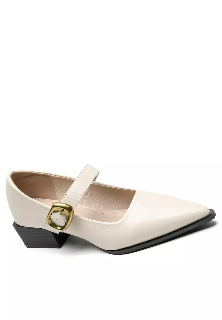 Discount on Twenty Eight Shoes  shoes - SKU: 4CM Metal Buckle Strap Mary Jane Shoes WW108-8