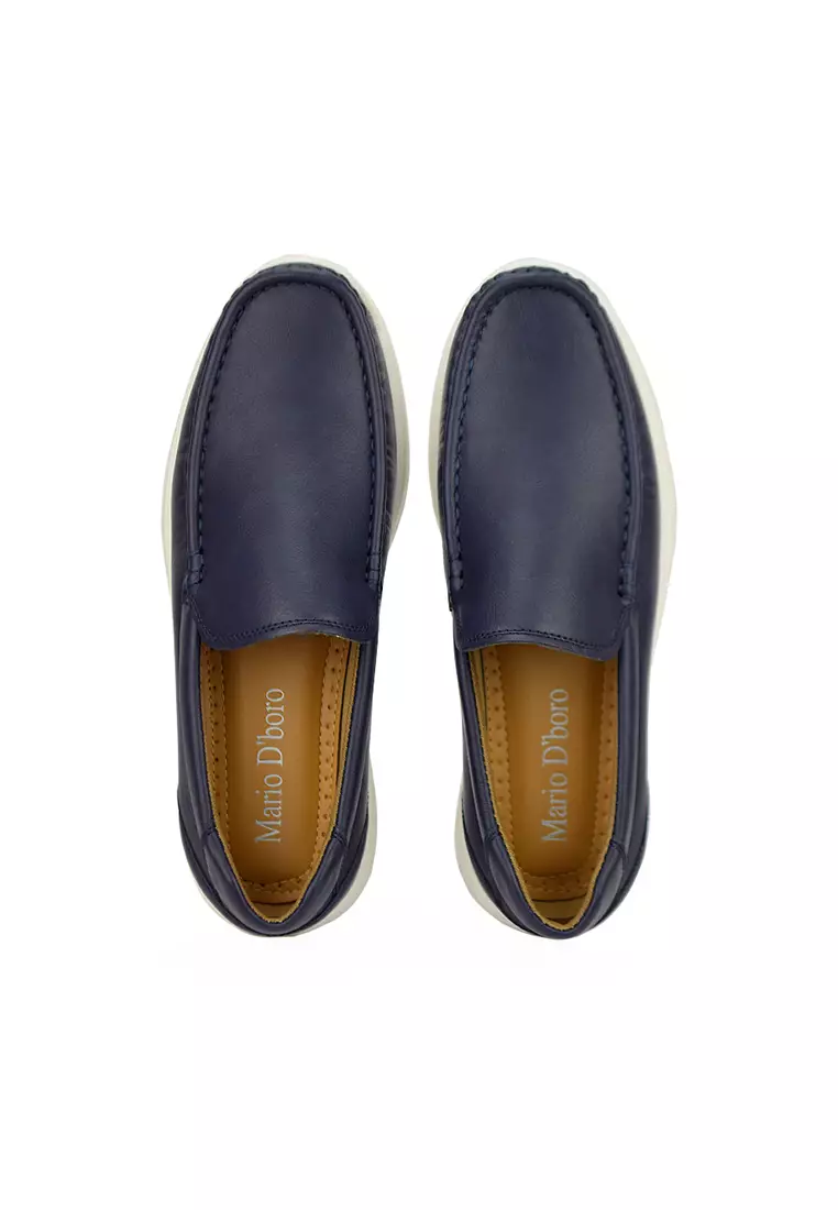 Men's Casual Loafers Shoes MW 22557 Navy Blue C16
