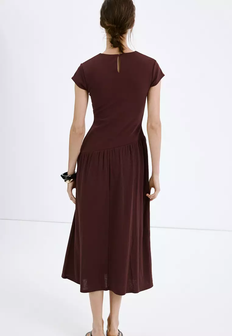 Asymmetrical Midi-Dress