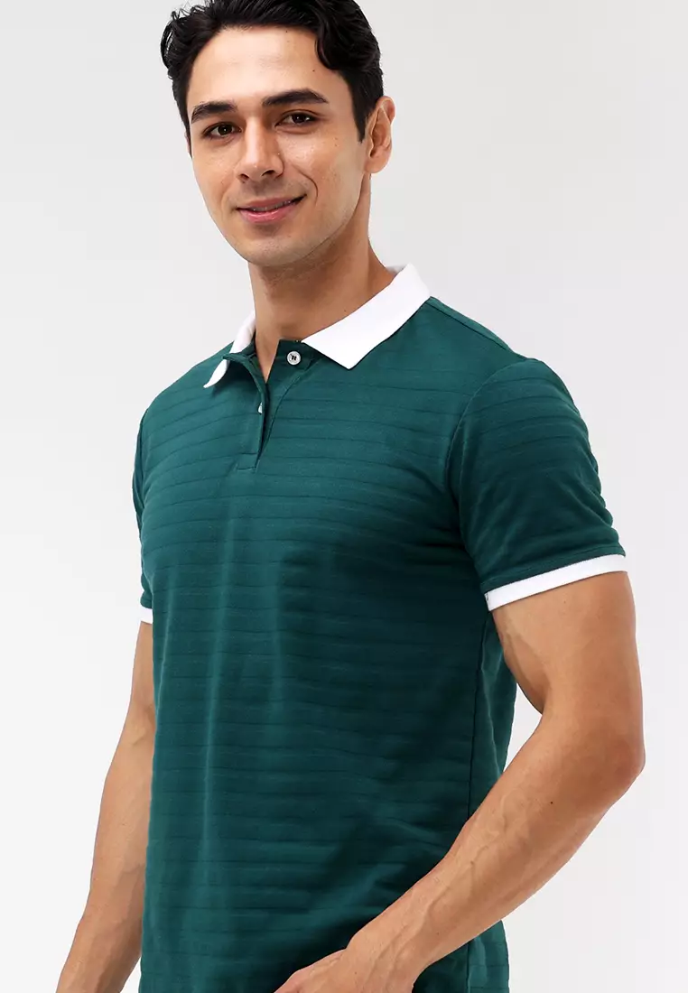 Collared Shirt Jacquard