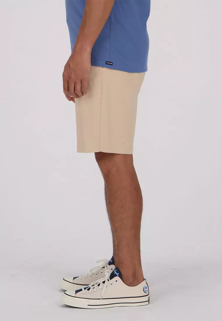 MWS ENCINO 2 MODERN 19 STRETCH SHORTS ALMOND