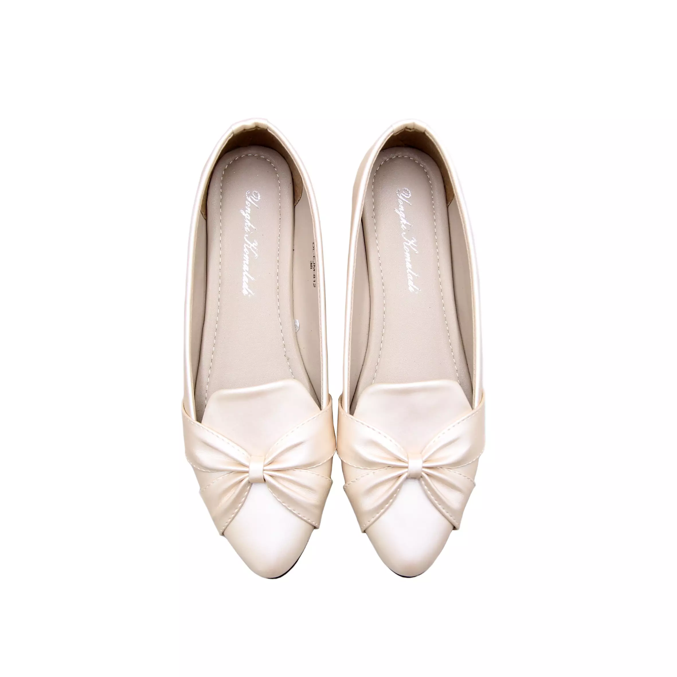 YONGKI KOMALADI DAPHNE SEPATU FLATSHOES WANITA OL-EJM-812 BEIGE