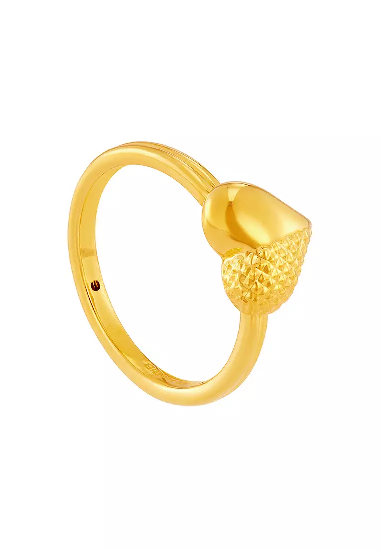 HABIB 999/24K Yellow Gold Ring 9GR00890425