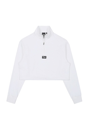 cropped fila t shirt