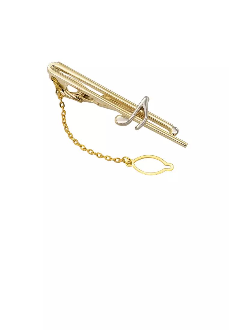 Gold tie tacks outlet