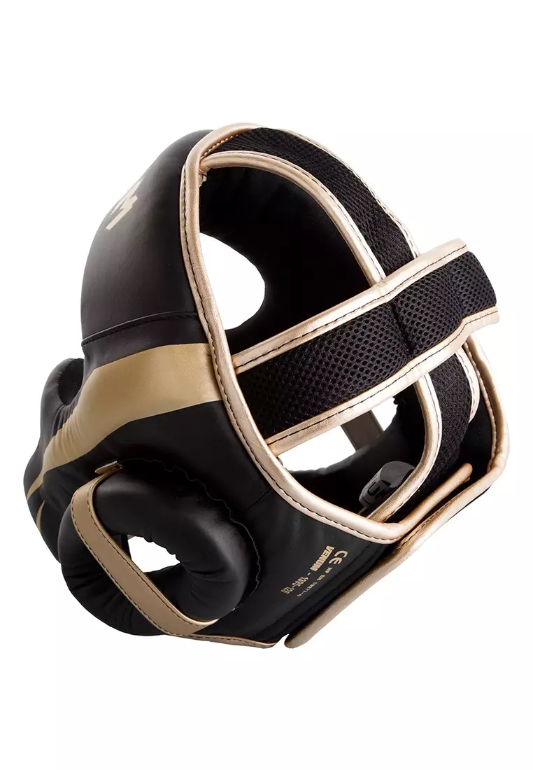 Venum Elite Boxing Headgear - Black/Gold