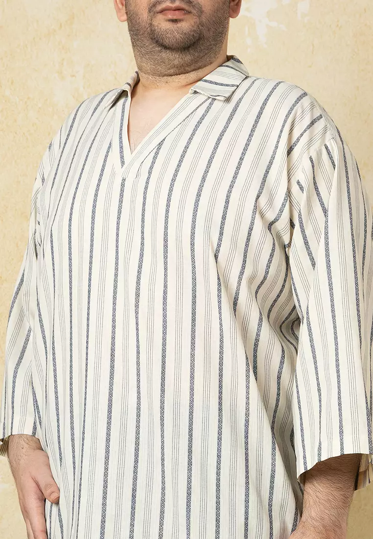 Plus Size Omar Collar Shirt
