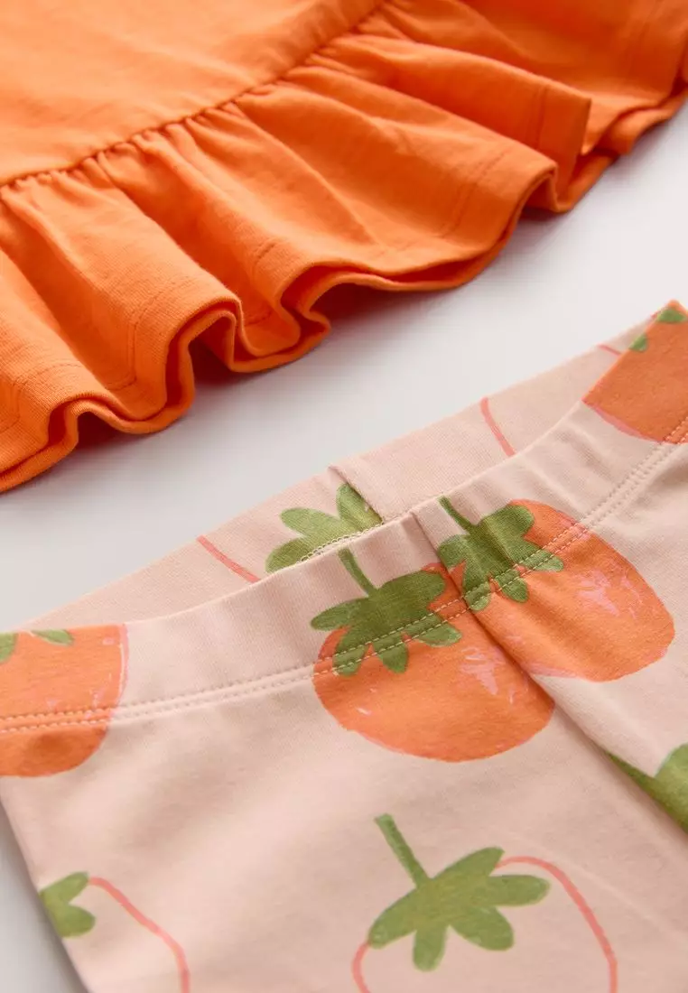 Short Sleeve Top and Shorts Set