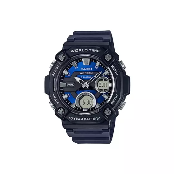 Jam Tangan Casio Pria Analog Digital Original AEQ-120W-2AVDF