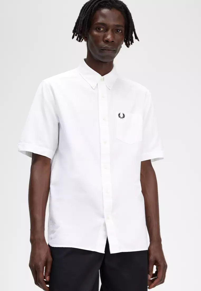 Fred perry short sleeve shirt shop