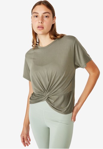 Jual Cotton On Body Elastic Back Twist Front T Shirt Original Zalora Indonesia