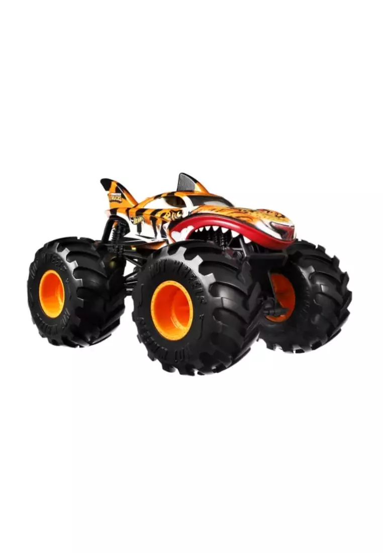 Hot Wheels Monster Truck Tiger Shark 1:24 Scale Die Cast Metal Toy