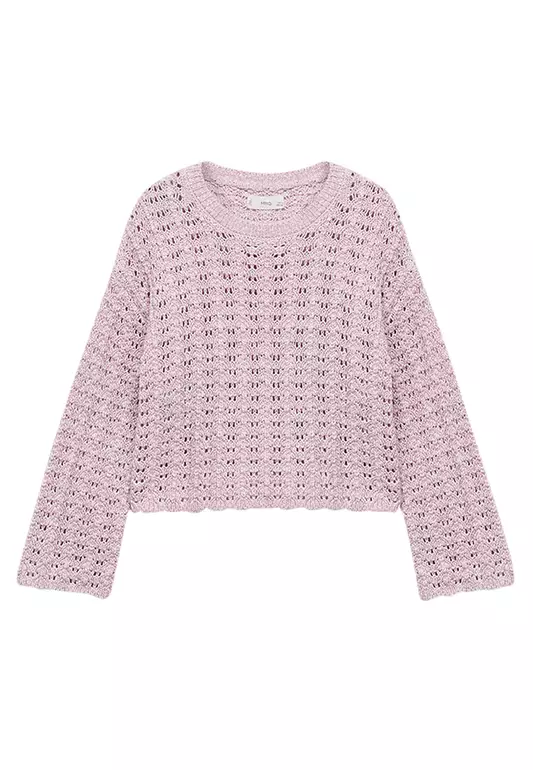 Openwork Knit Sweater