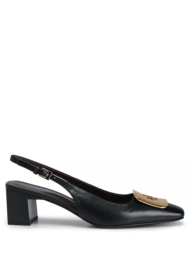 Discount on TORY BURCH  shoes - SKU: Georgia Slingback Heels 55mm (nt)