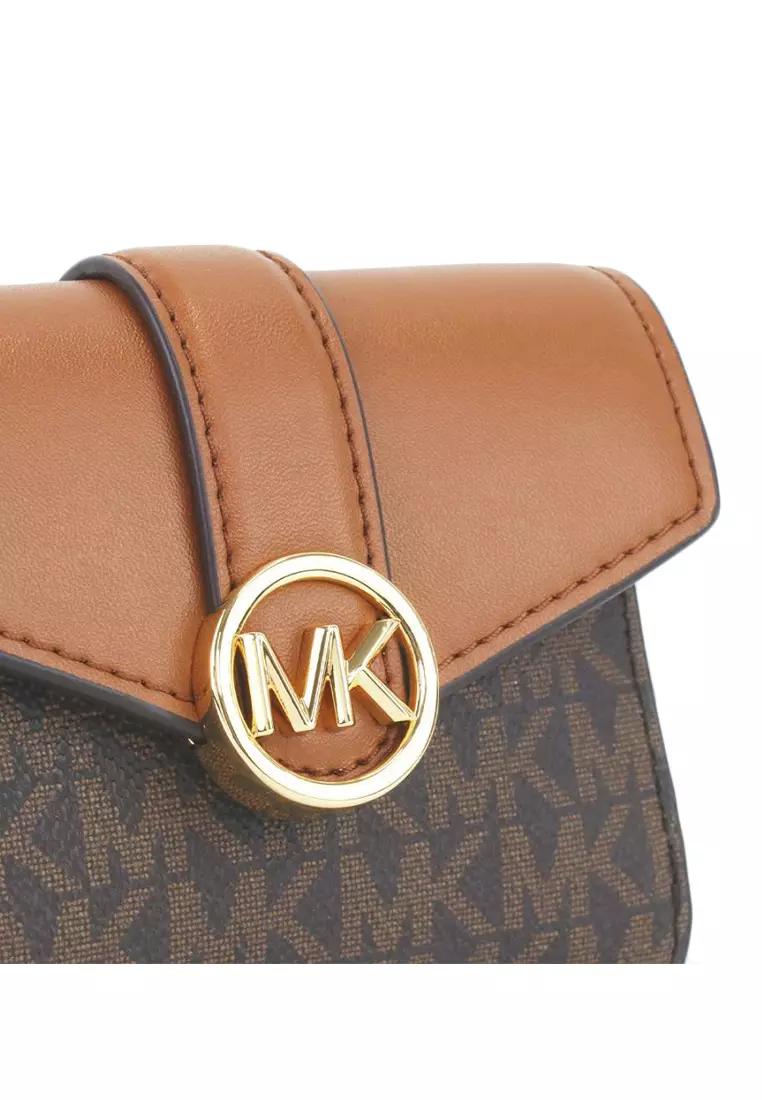 Michael kors brown wallets clearance