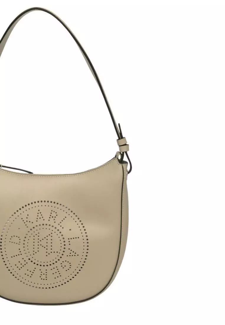 Buy KARL LAGERFELD K/circle Perforated Moon Shoulder Bag