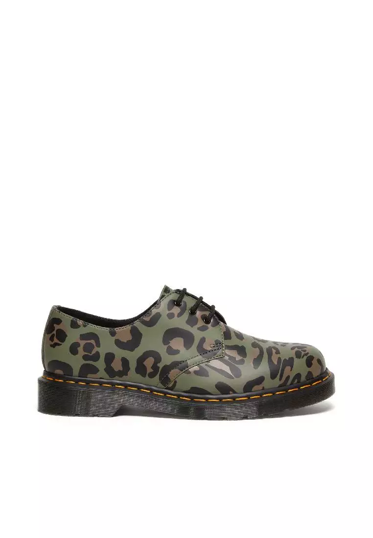 Discount on Dr. Martens  shoes - SKU: 1461 Distorted Leopard Print Shoes