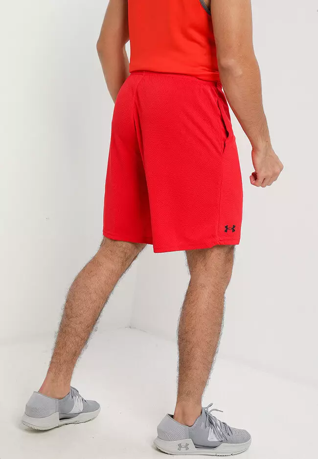 Mens red under armour shorts deals